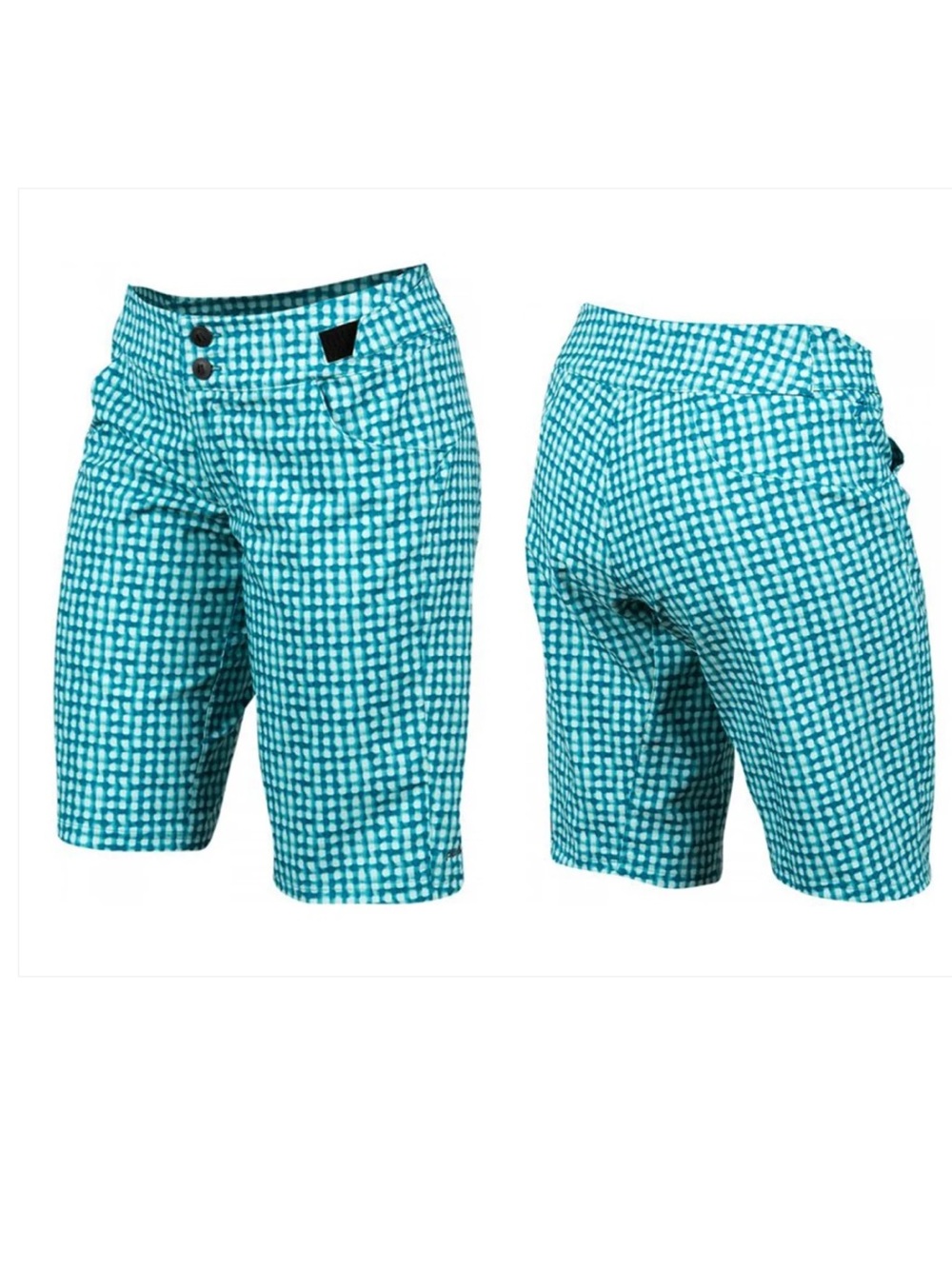 Pearl Izumi Launch print athletic shorts Size 2 Teal Glacier print